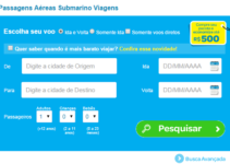 Passagens Aereas Submarino Viagens, Confira o Melhor Preço